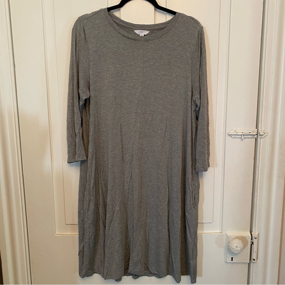 ✨time and tru gray long sleeve dress✨